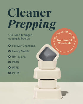 Caraway offers additional sizes for meal prep and leftovers to fit your needs.