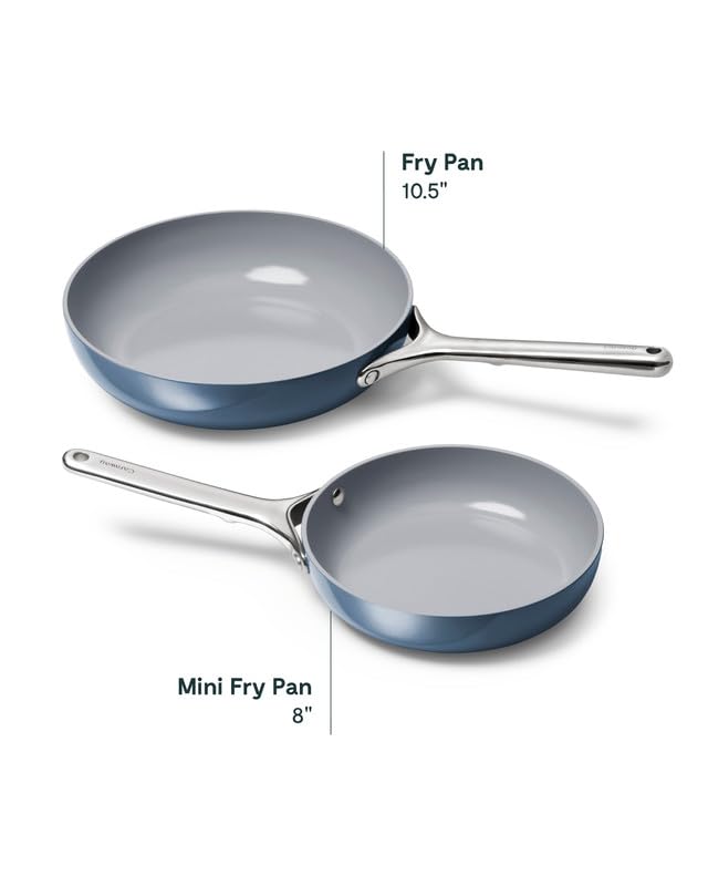 Caraway ceramic coating close-up highlighting toxin-free cooking surface.