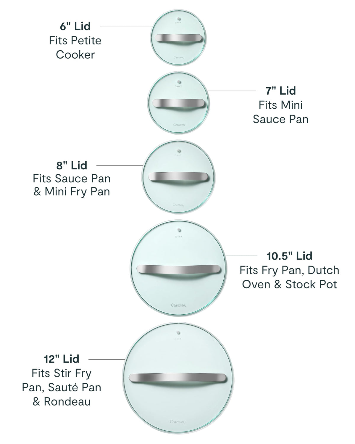 Caraway glass lid used on stovetop to oven transitions for versatile cooking
