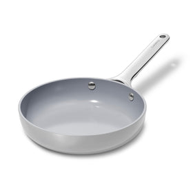 Caraway mini fry pan on stove for quick, healthy meals.