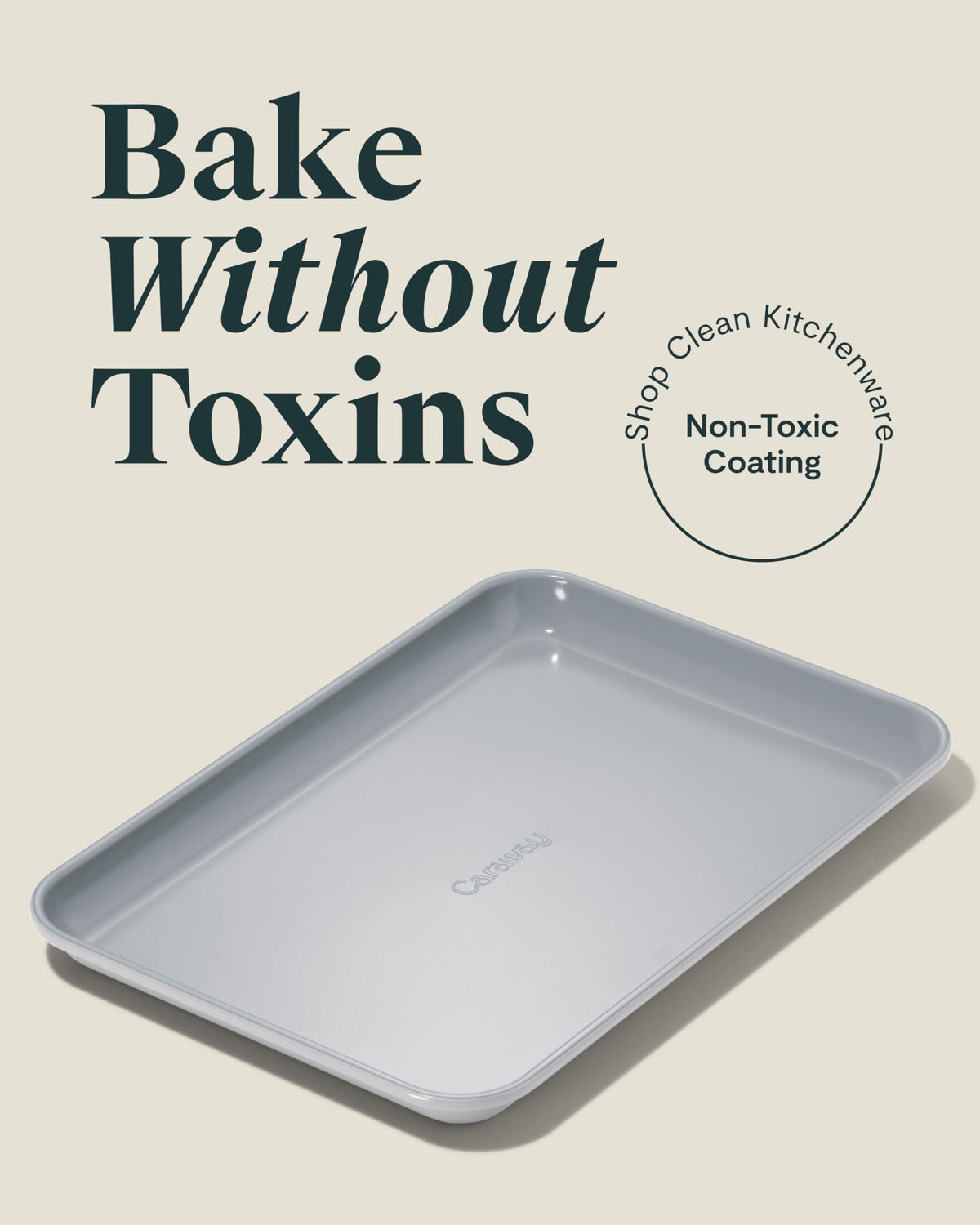 Caraway nonstick ceramic coating offers easy release and quick cleanup
