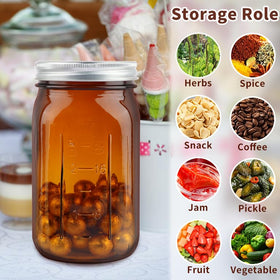 CARBLIN labels and brush set for organization and labeling jars.