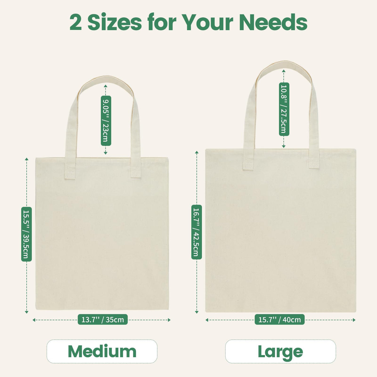 Carbrea 5oz natural canvas tote lightweight and sturdy