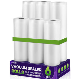 CAREY vacuum bag roll 8x20ft compatible with most sealers for meal prep