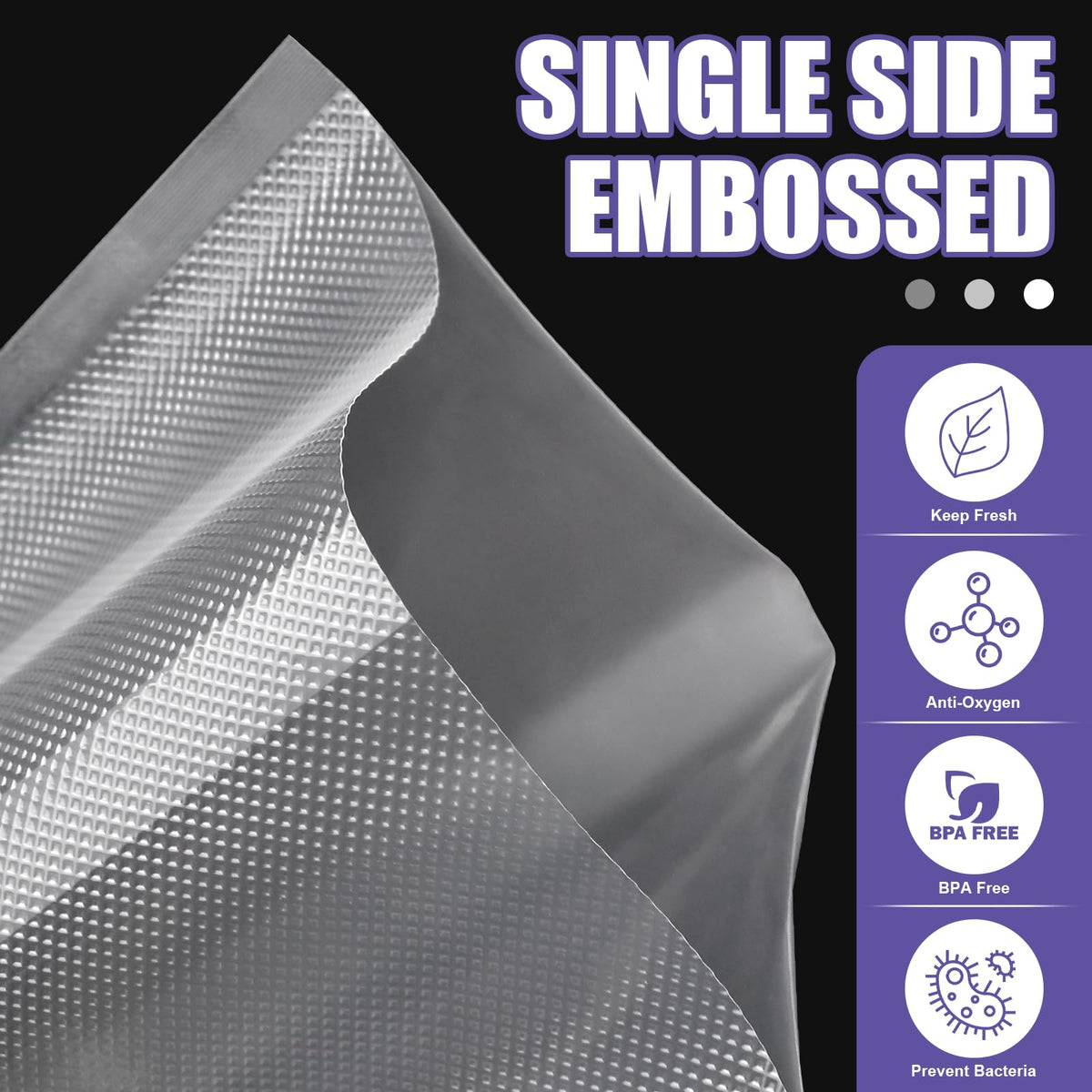 CAREGY cutter-friendly bags allow clean cuts for exact sizing