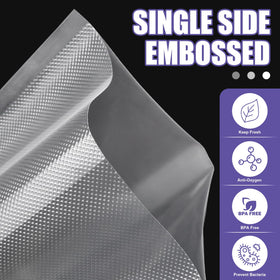 CAREGY embossed design bags sealing tightly to preserve freshness