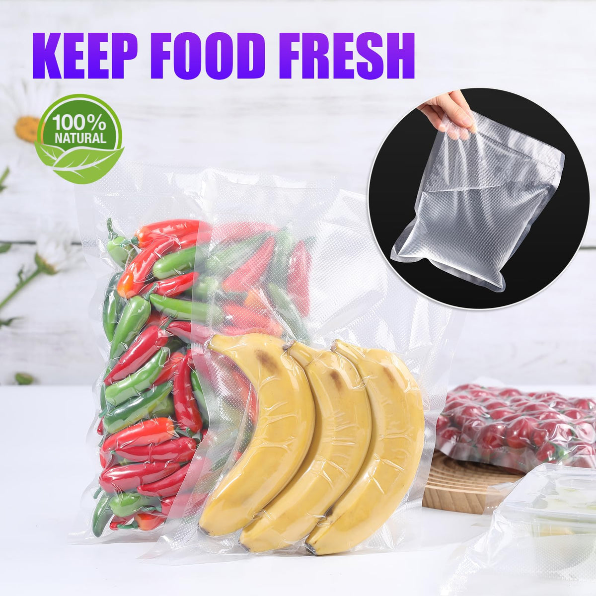 CAREGY freezer-friendly bags help preserve flavors during freezing