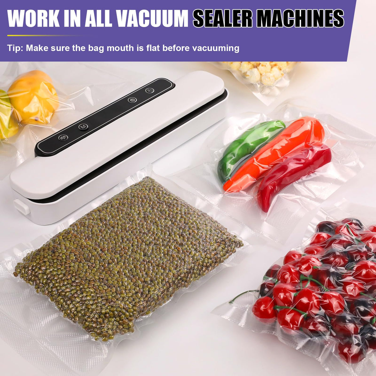CAREGY freezer-safe bags for long-term storage and organization