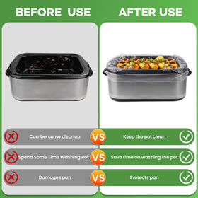 CAREGY liners use water prep to reduce sticking.