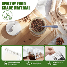 CARGEN disposable coffee filter bag camping setup for mess-free brew outdoors.