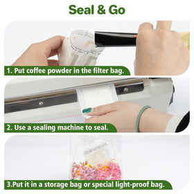 CARGEN mess-free coffee brewing on the go with disposable filters.