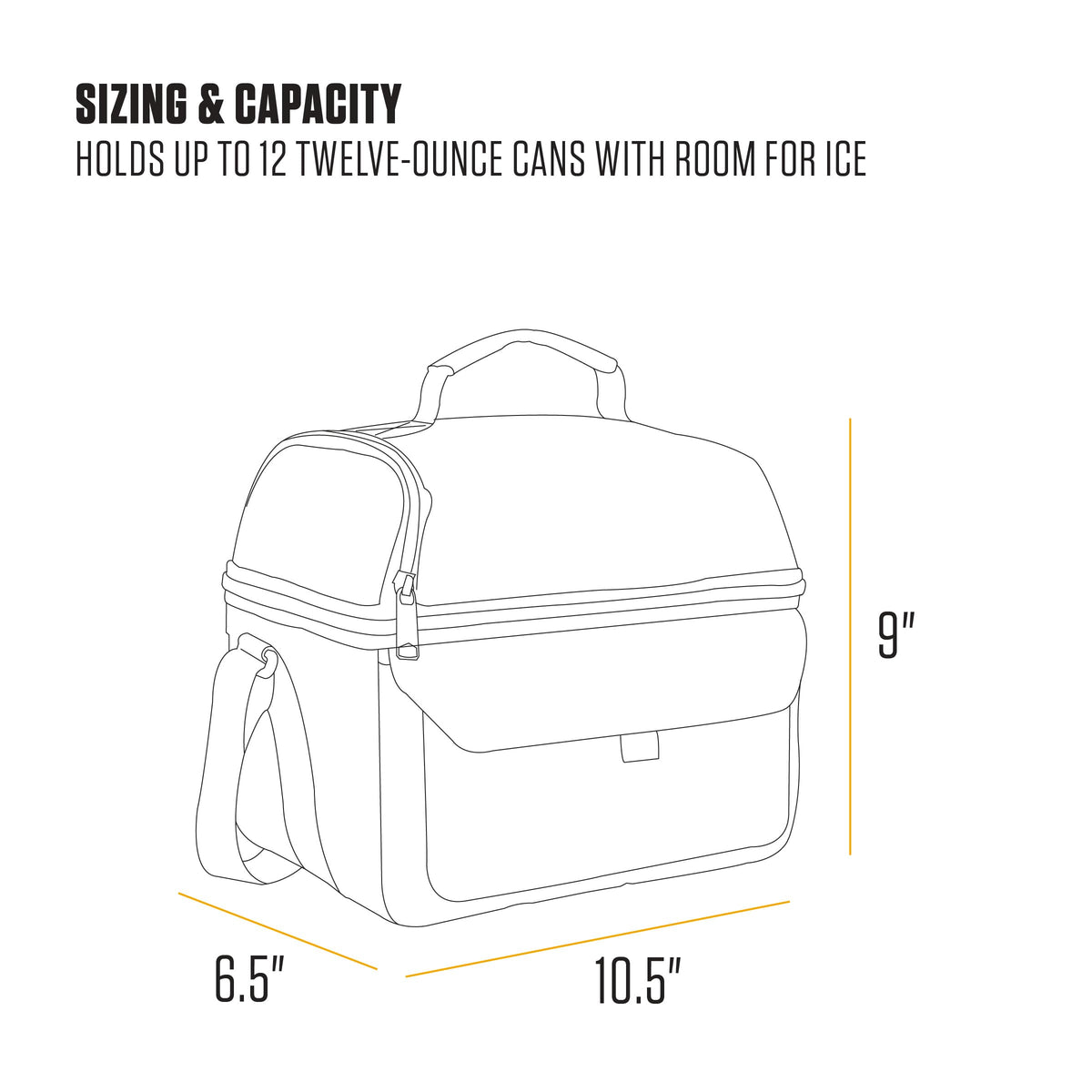 Carhartt Greenstone lunch box interior shows dual insulated compartments