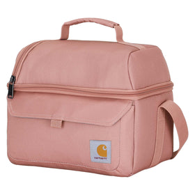 Carhartt 12-Can Two Compartment Lunch Box front view showing two insulated sections for dry and moist items.