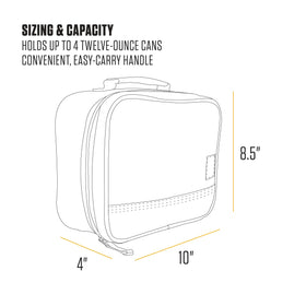 Carhartt lunch box with sturdy top grab handle for easy transport