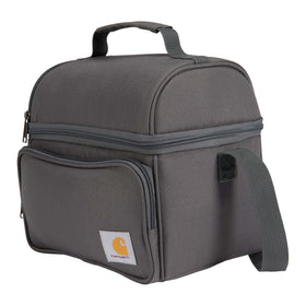 Carhartt worksite lunch bag with compact design for easy carrying on job sites.