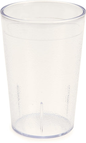 Carlisle 8 oz casual dining tumbler for self-serve setups