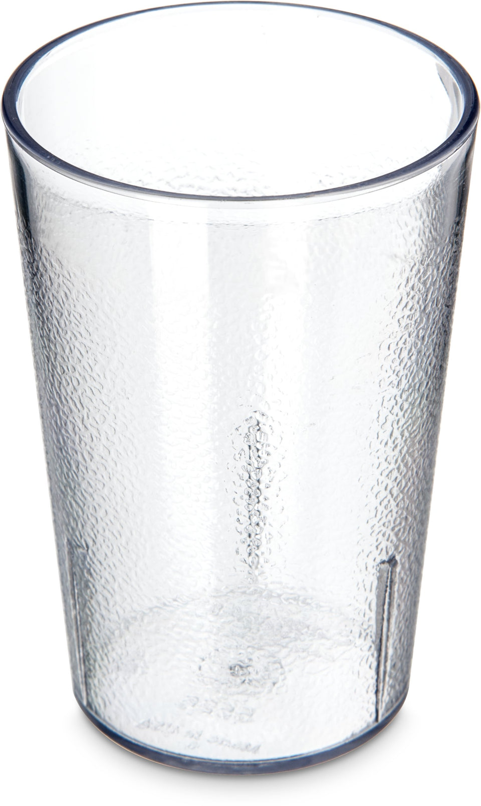 Carlisle 8 oz stackable tumbler with clear finish for space-saving storage