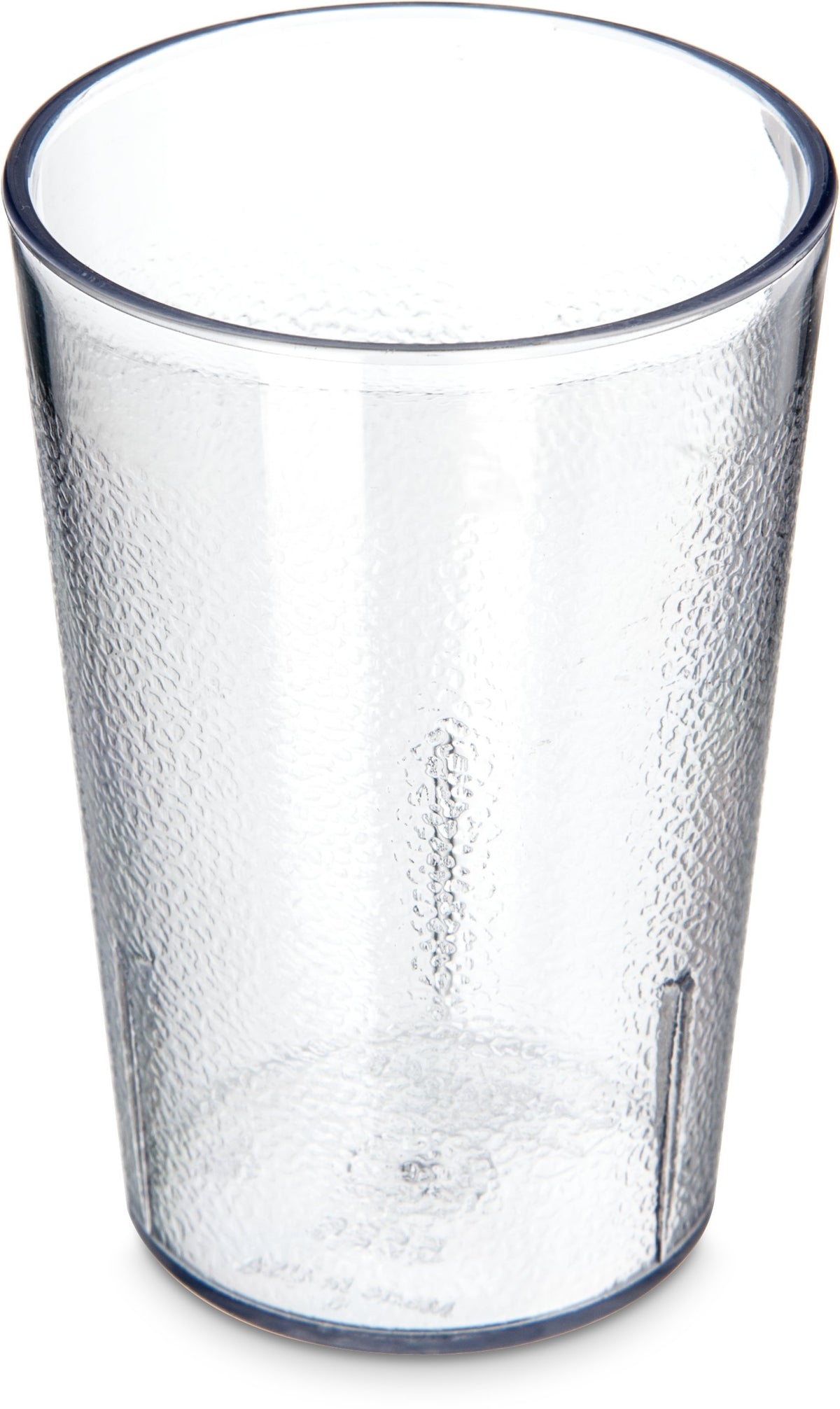 Carlisle tumbler with textured exterior hides wear