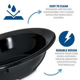 Carlisle Kingline melamine bowl offers durable performance in busy kitchens.