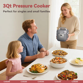 CARORI 3QT dish-ready after meal with easy cleanup