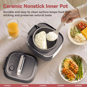 CARORI 3QT inner pot featuring ceramic nonstick surface for easy release