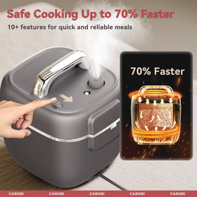 CARORI 3QT kitchen-ready setup fits neatly on any counter
