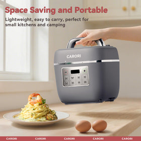 CARORI 3QT rice function ready to deliver fluffy grains