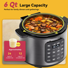 CARORI IMD touchscreen with 12 presets enables effortless one-touch cooking.