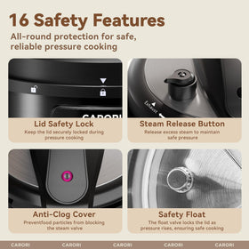 Carori large-capacity design ideal for gatherings and batch cooking