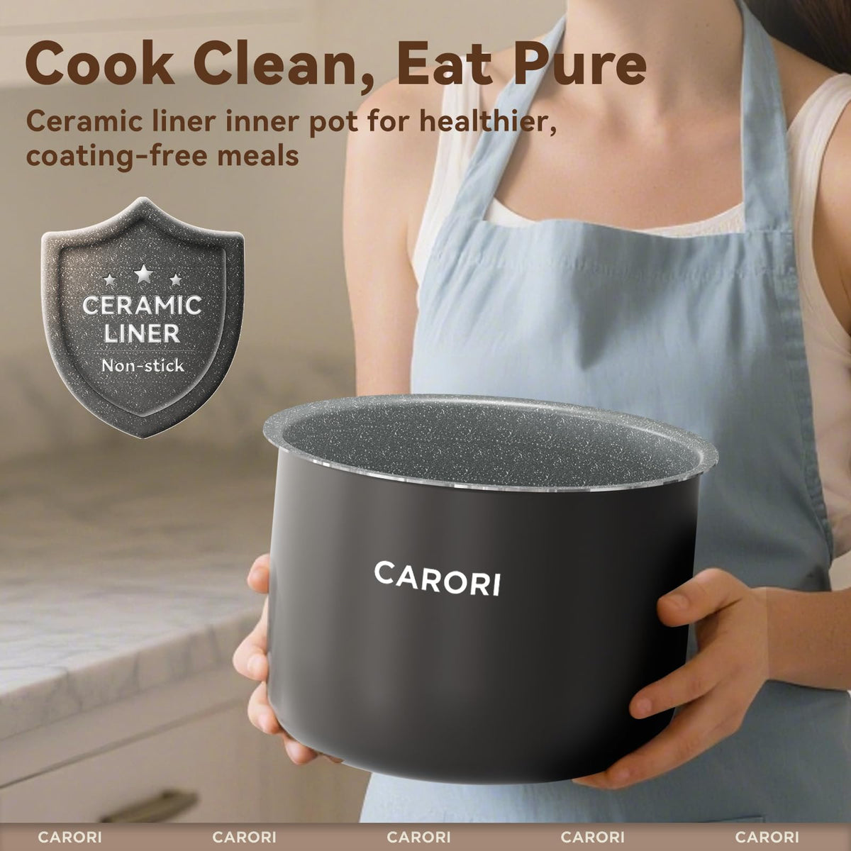 Carori slow-cooker mode delivers tender results with minimal effort.