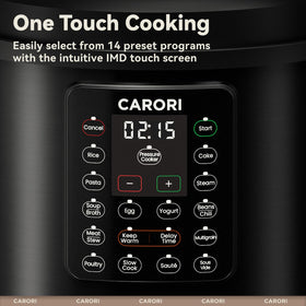 Carori steam tray in use for nutritious steam-cooked meals