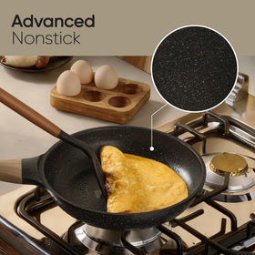 CAROTE 11in fry pan ideal for versatile cooking.