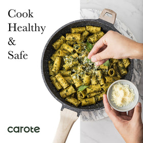 Carote pan handle designed for comfortable and secure grip