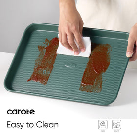 CAROTE 17-inch baking pan suits large roasts and sheet meals