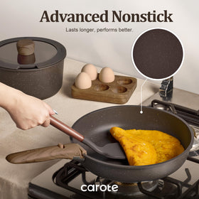 CAROTE induction compatible cookware and oven safe for versatile meal prep.