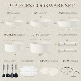 CAROTE nonstick coating closeup highlights easy cleaning and reduced sticking.