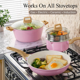CAROTE egg pan for easy eggs with minimal sticking