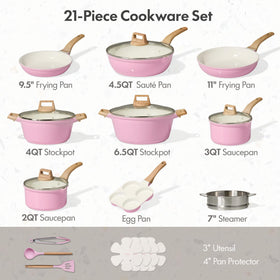 CAROTE 11-inch frying pan for quick nonstick sautéing