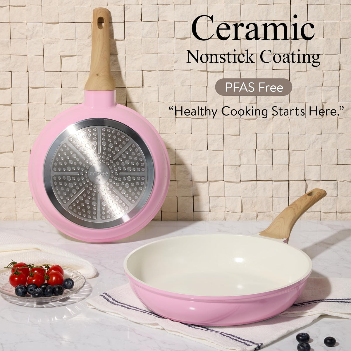 CAROTE 2-quart saucepan with lid for sauces and reheating