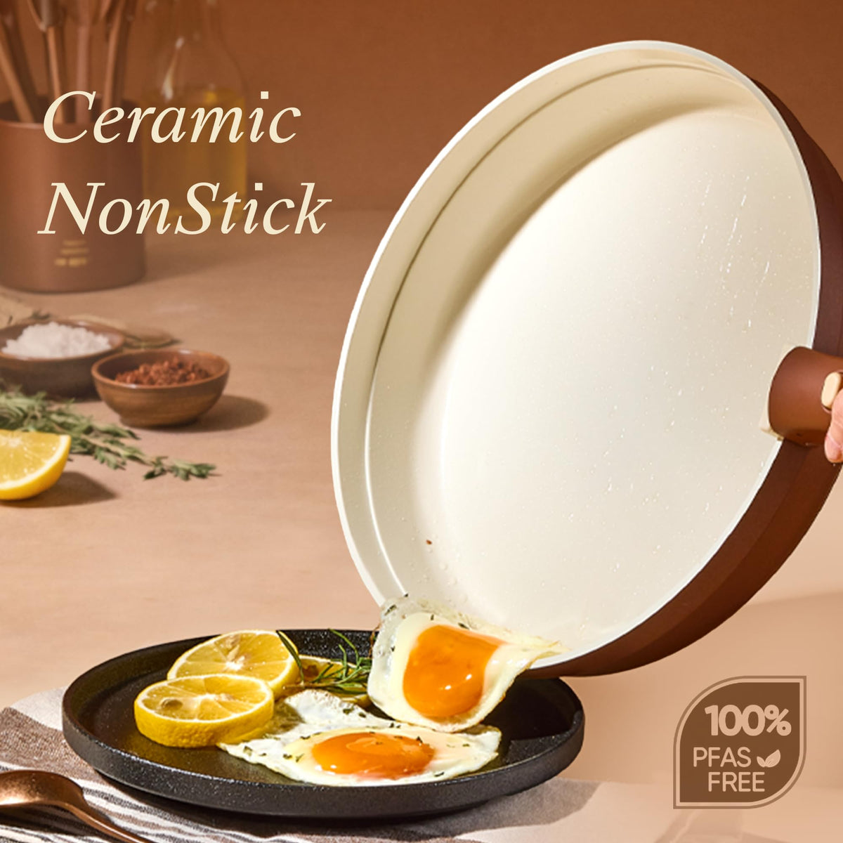 CAROTE 4qt sauté pan ideal for quick sautéed dishes