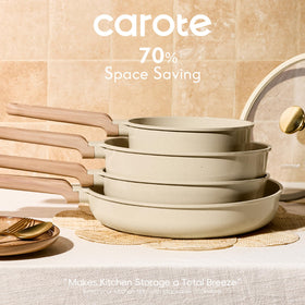 CAROTE pan protectors safeguard cookware and cabinets between uses