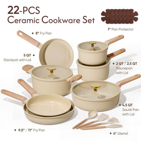 CAROTE ultra-nonstick surface reduces sticking during frying and sautéing