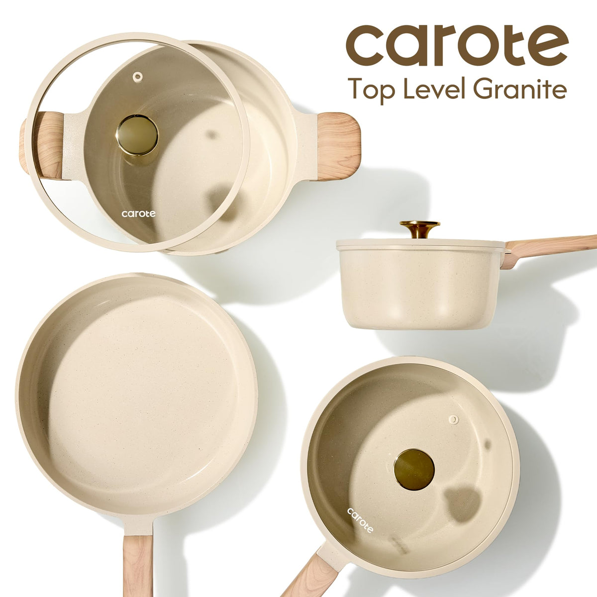 CAROTE included utensils simplify cooking and serving