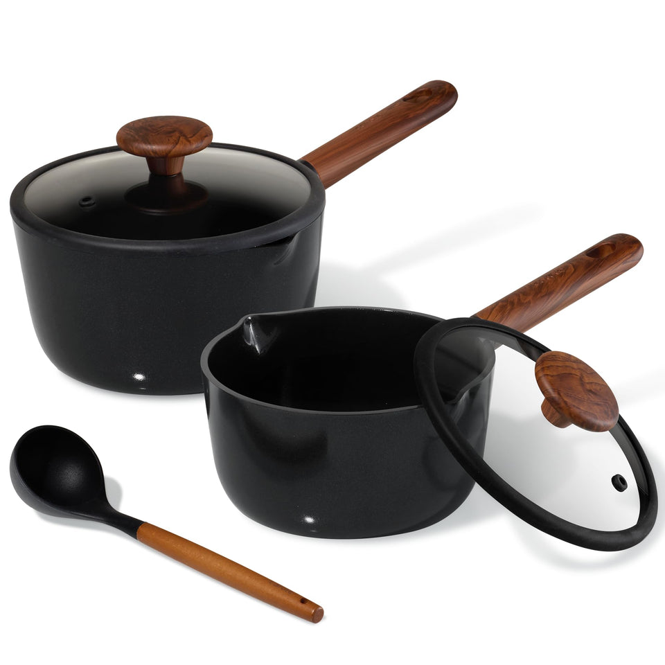 CAROTE 2qt saucepan with lid, easy nonstick for quick meals