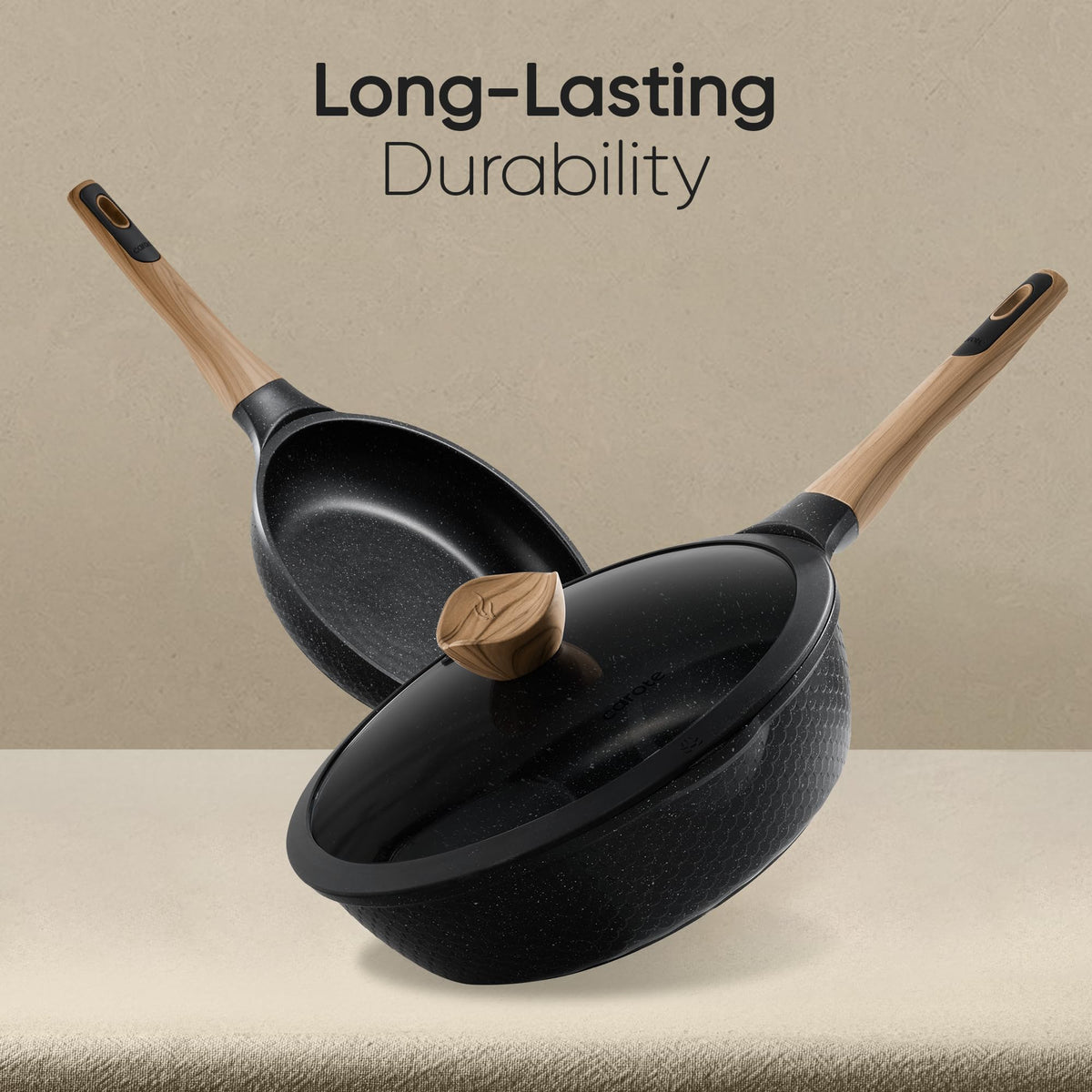 CAROTE 2qt saucepan with lid perfect for sauces.