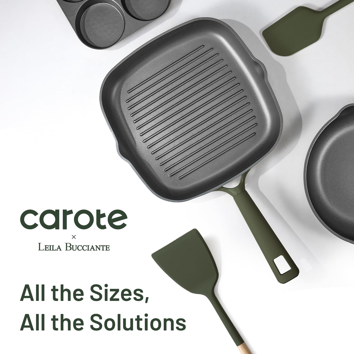CAROTE heat distribution across all cooktops including induction for versatility.