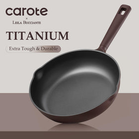 CAROTE induction-ready cookware demonstrating fast, even heating on compatible stoves.