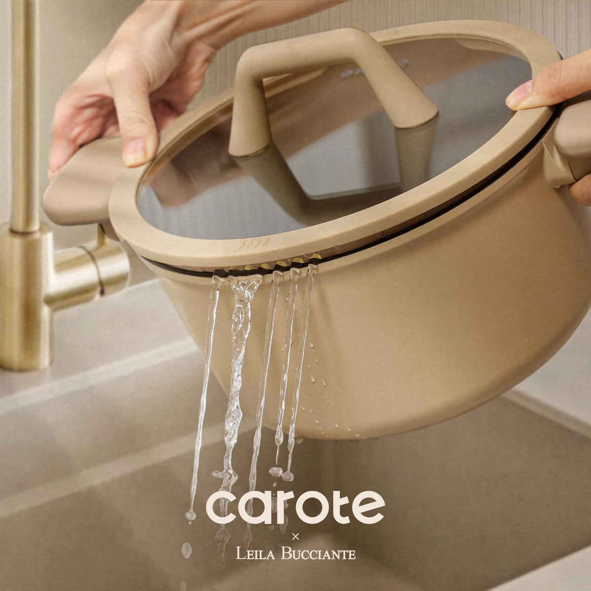 CAROTE die-cast aluminum construction highlights durability and light handling.