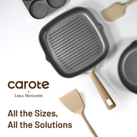 CAROTE easy-clean design ideal for quick hand wash after cooking.