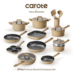 CAROTE included utensils and lids extend versatility for everyday meals.